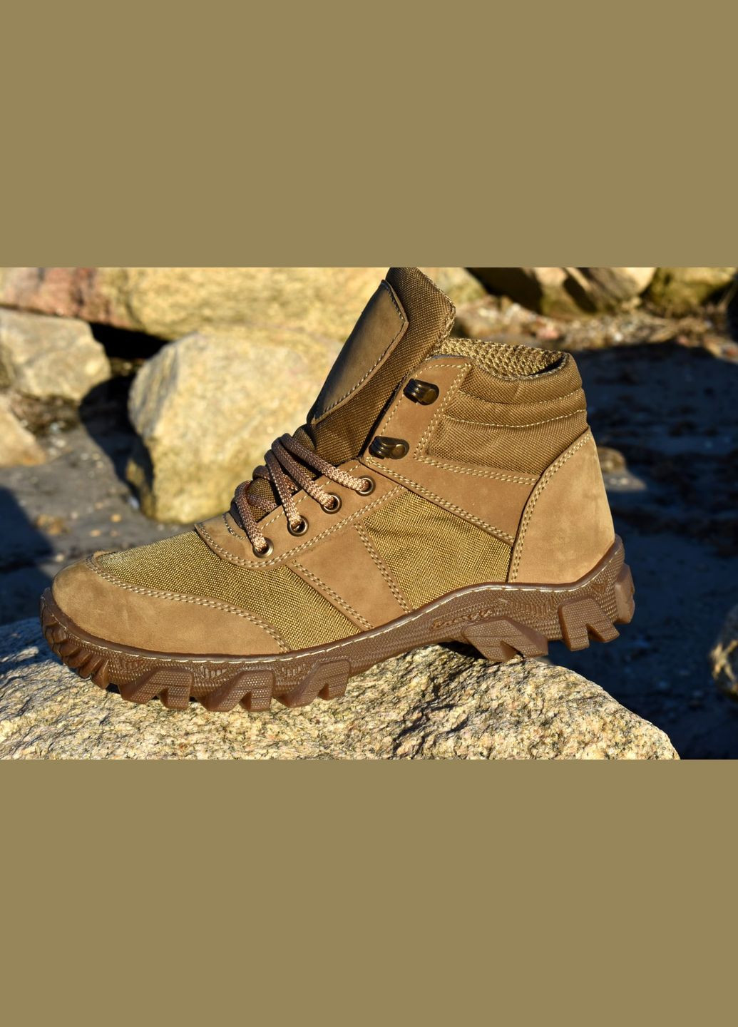 Літні Берці Чоловічі Черевики Тактичні. 36-48р Койот. Посилена п'ята та носок! MSLM-1016 No Brand (289384561)