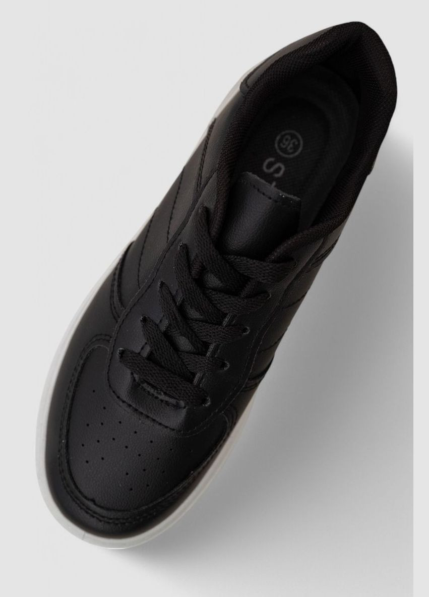 Черно-белые кеды женские Ager 248RK10