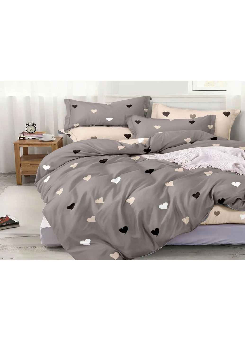 Комплект постільної білизни Бязь Голд "Літня романтика" Двоспальний 180х220 см No Brand (350908047)