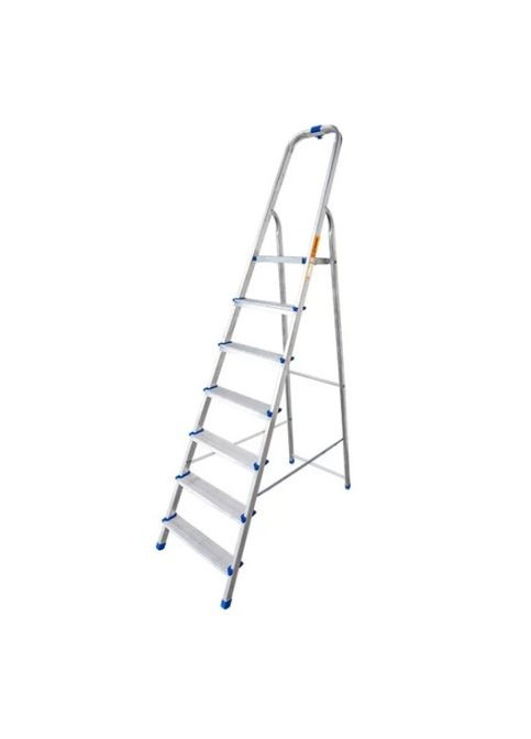 Алюминиевая лестница-стремянка Expert (7 ступенек) односторонняя расставная (24188) BLUETOOLS (303633443)