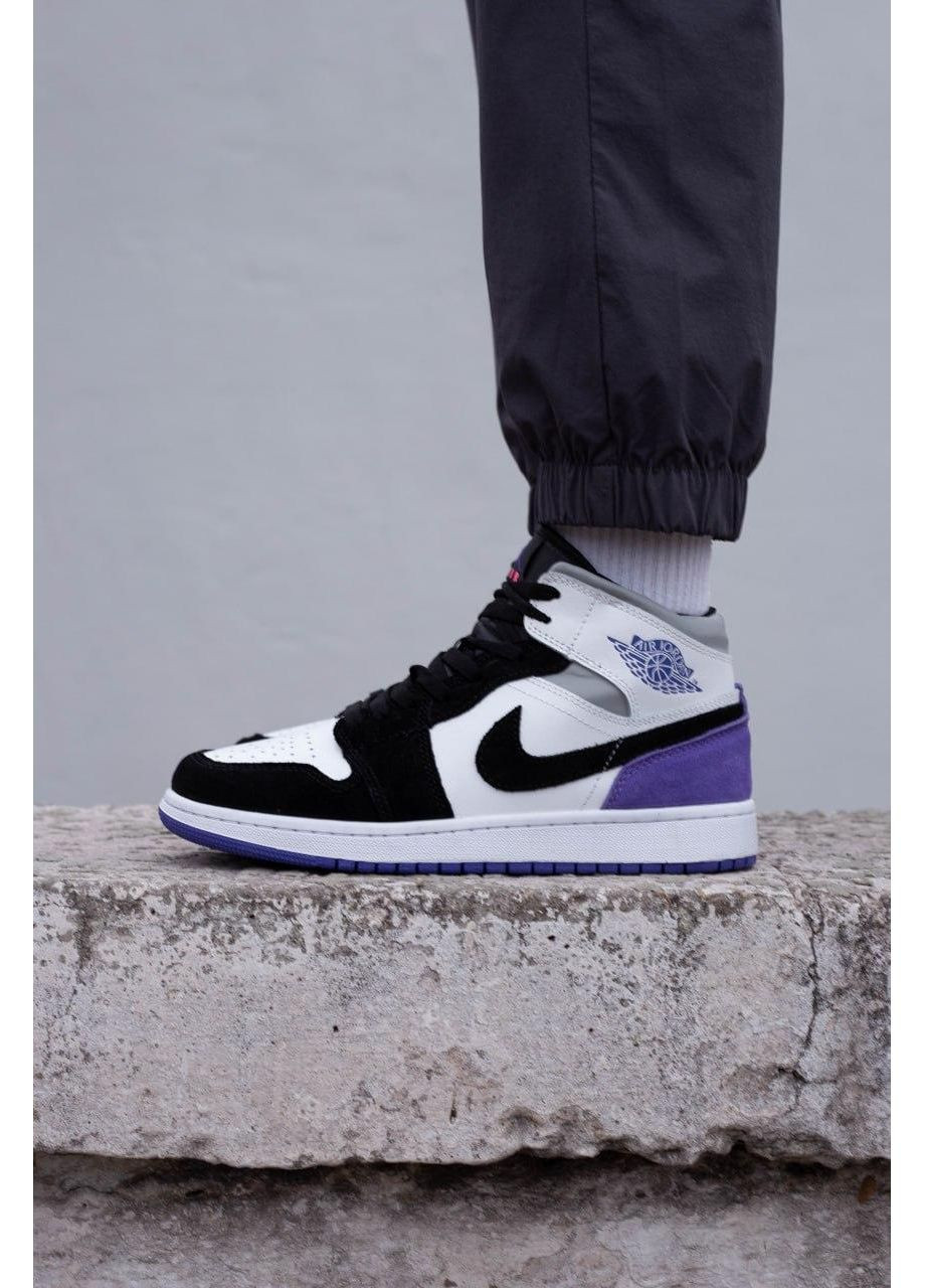 Цветные демисезонные кроссовки мужские nike air jordan 1 retro high fleece найк аир джордан No Brand