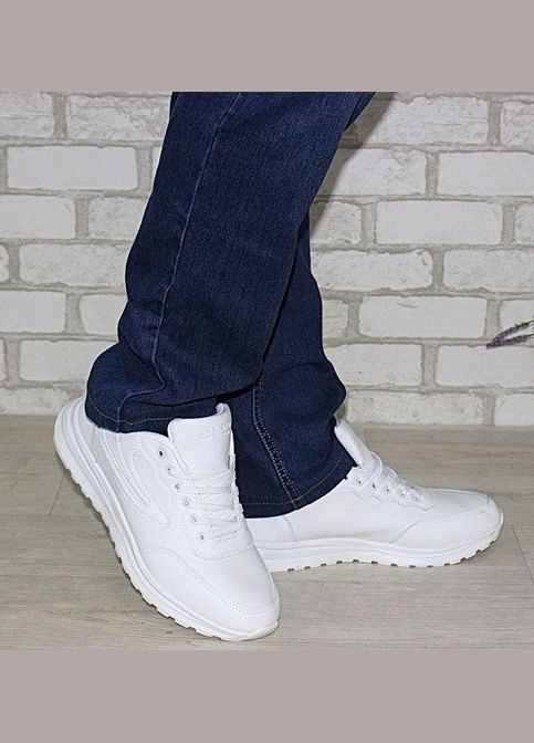 Белые демисезонные мужские кроссовки Fashion