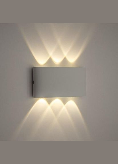 Светильник светодиодный настенный, бра LINZA SIX 6W R170 3000K WHITE 220V IP54 Luminaria (329439936)