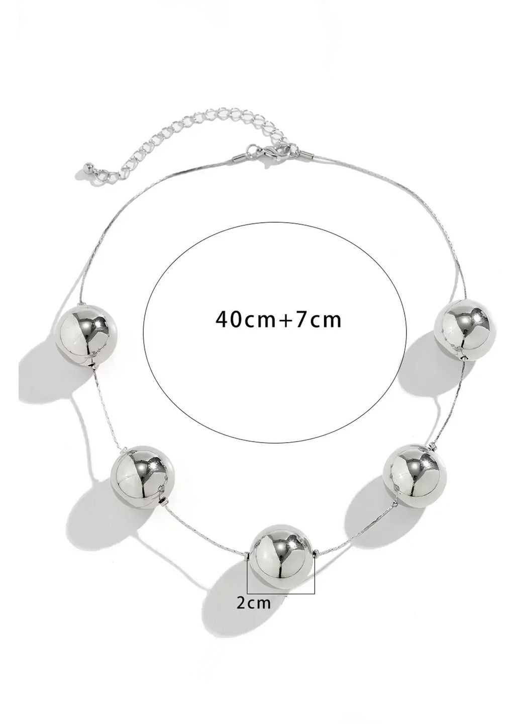 Цепочка "Stylishly", серебристая Анна Ясеницька (336213093)