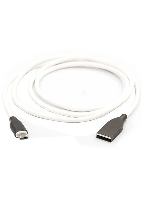 Кабель USB - micro-USB 1 м силикон white (CA910700) PowerPlant (323091943)