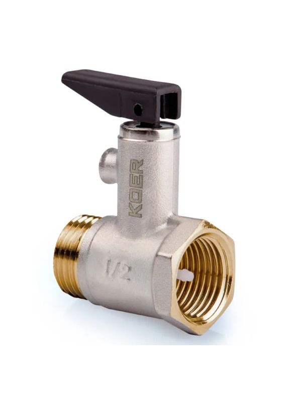Предохранительный клапан для бойлера KR.1046.K - 1/2” 6BAR (c ручкой) (KR4764) KOER (322005388)