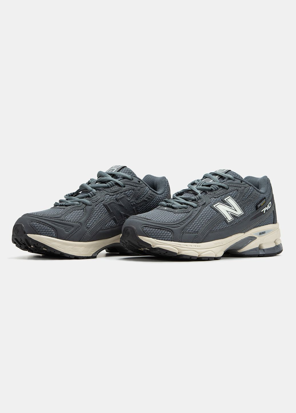 Серые зимние кроссовки зимние мужские new balance 740 thinsulate winter gray beige termo gore-tex | нью беланс 740 серые бежевые термо No Brand