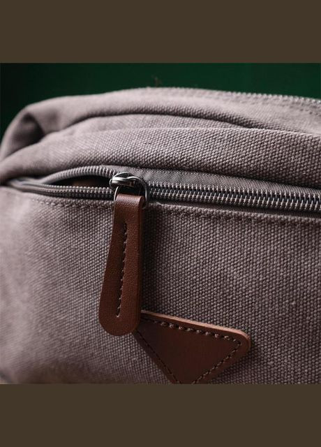 Сумка чоловіча барсетка на два відділення з якісного текстилю Сірий 3079-86103 Vintage (322111376)
