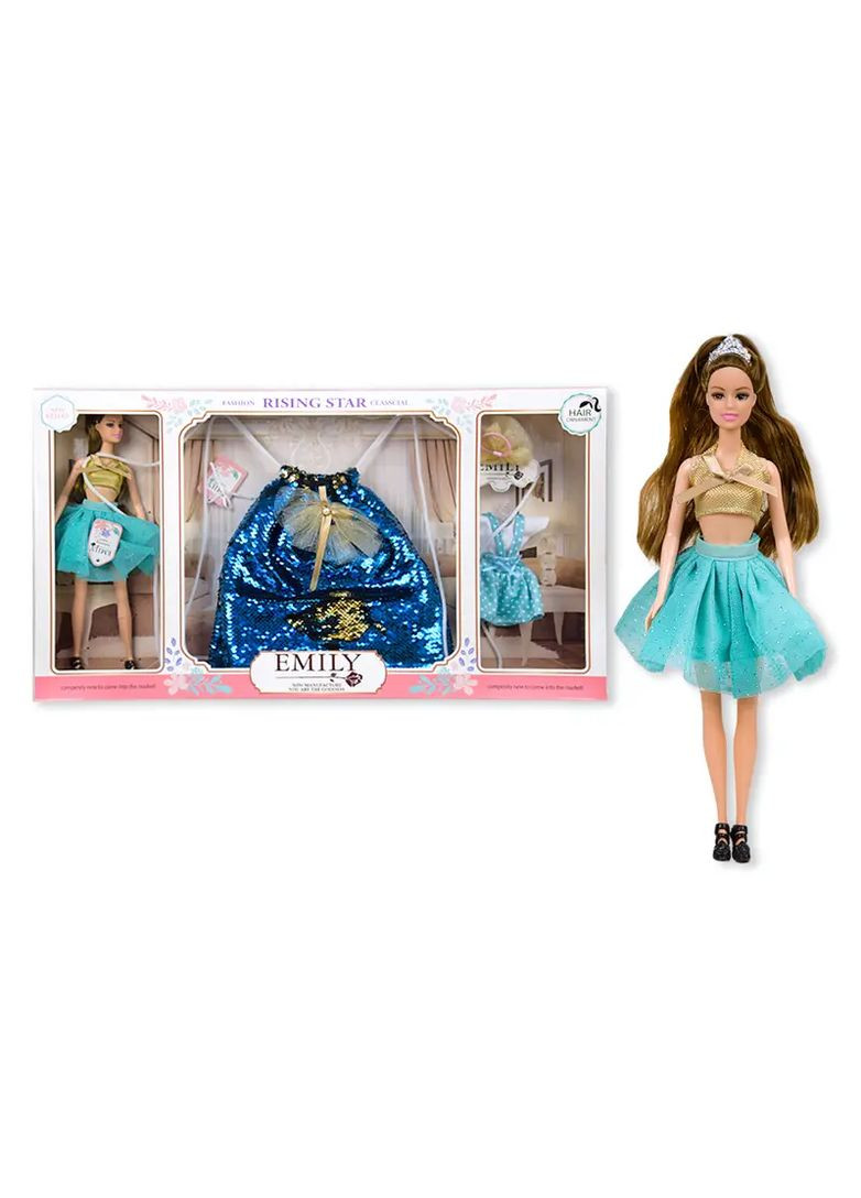 Кукла Emily с юбкой для ребенка в ассортименте QJ083 No Brand Лял0831 (370653792)