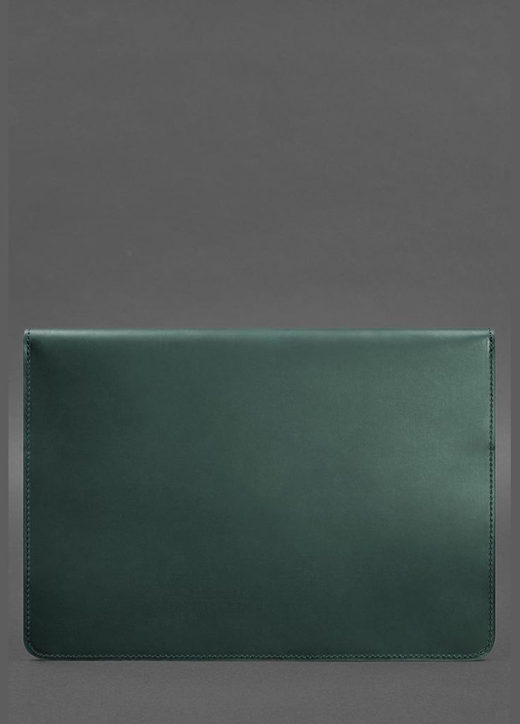 Шкіряний чохол-конверт на магнітах для ноутбука Універсальний Зелений Crazy Horse (A-027999) BlankNote (329743076)