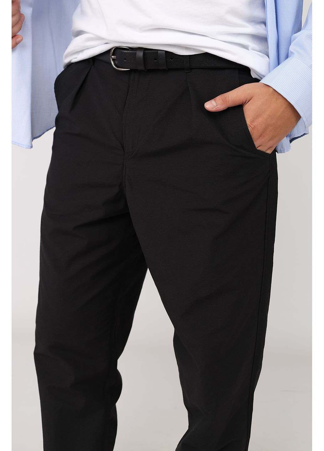 Черные демисезонные брюки Yuki