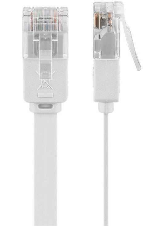 Патч корд неекранований RJ45 UTP5e 0.5m patch AWG30 Flat D=1.5x6.0mm Goobay (369645752)