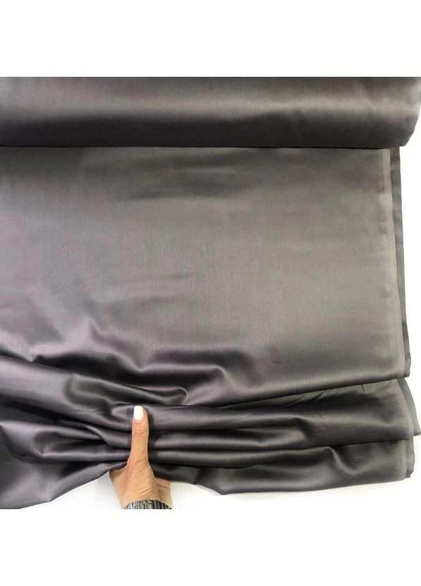Постельное белье ANTHRACITE Premium Сатин однотон MERISET - Двуспальное Верховинка MS-550233 (403309580)