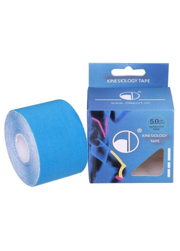 Кинезио тейп (Kinesio tape) BC-4863-5 размер 5смх5м голубой SP-Sport (322415706)