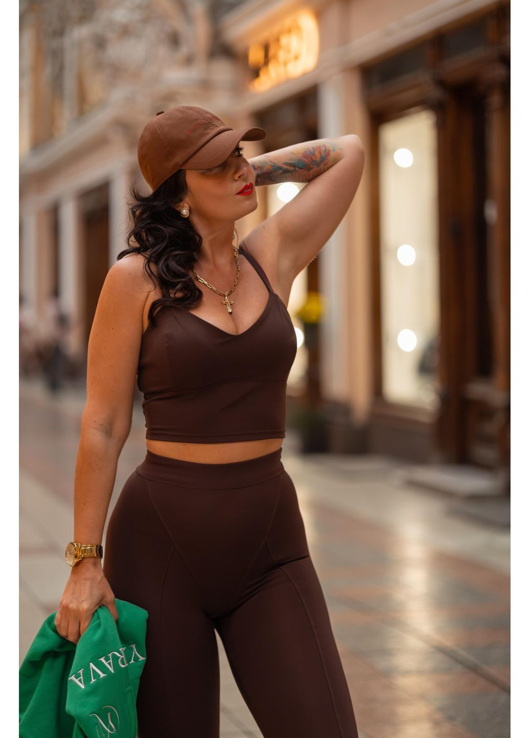 Костюм, лосини+топ Yatsenko.Fashion (370677654)