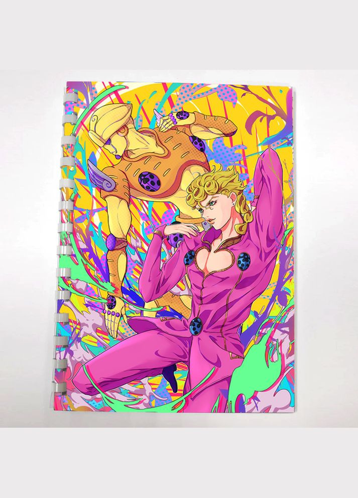 Блокнот Скетчбук Джорно Джованна аниме Невероятные приключения ДжоДжо JoJo’s (sk0124) No Brand (327004192)