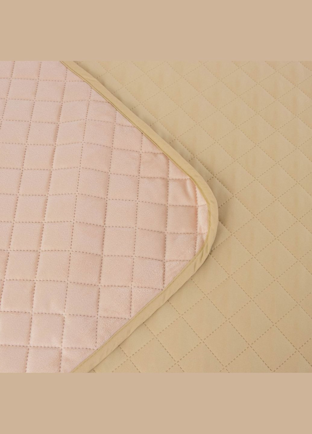 Покривало 150х220 VeLour Apricot ромб Руно 360.55_Apricot ромб (325486637)