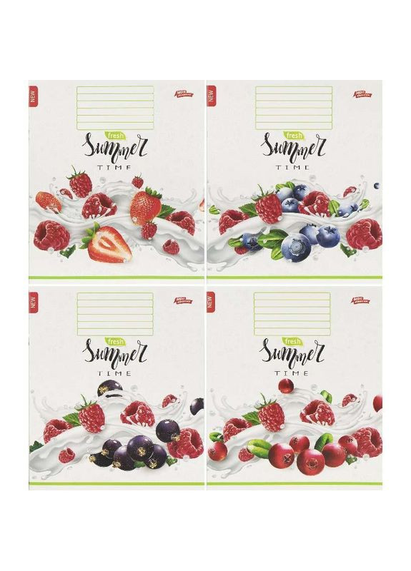 Тетрадь 36 л. клетка "МЕЧТЫ" / Фрукты - Summer Time Мрії Збуваються (342416649)