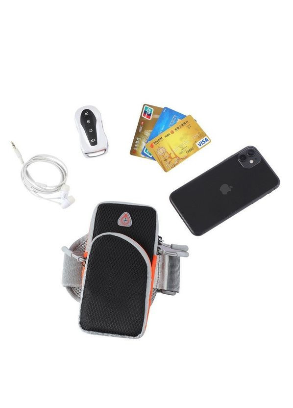 Сумка для бега Сумка - чехол на руку с 2 карманами Psheko 19х9.5 см Черная (SL050344) No Brand (329444066)