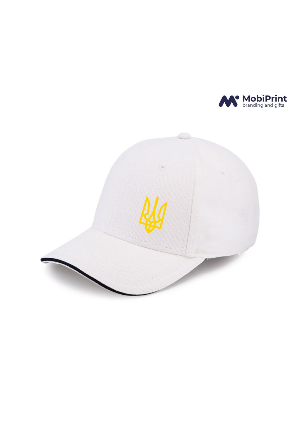 Кепка Sandwich Герб України Білий (9278-3790-WT) MobiPrint (292866211)