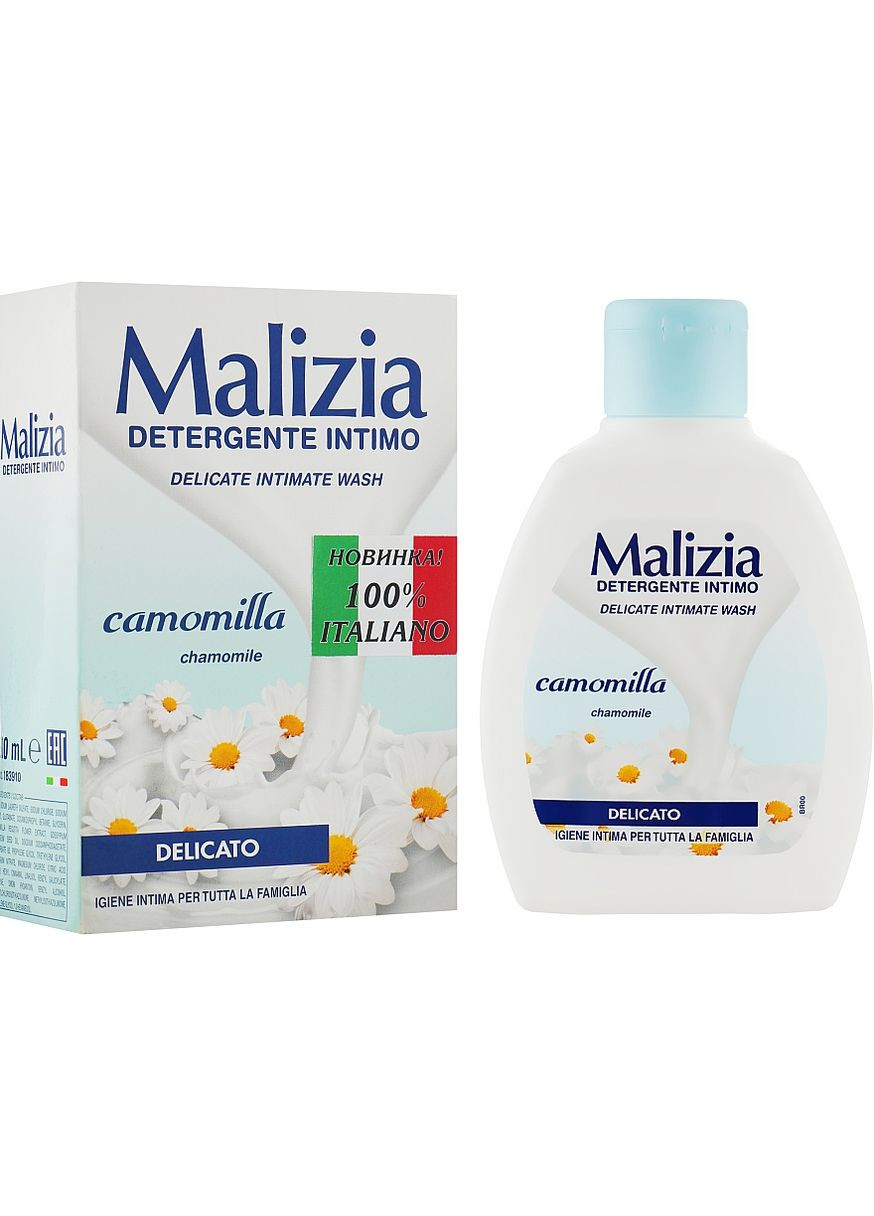 Гель для интимной гигиены Intimate Wash Camomilla 200ml (837609-33389) Malizia (368617669)