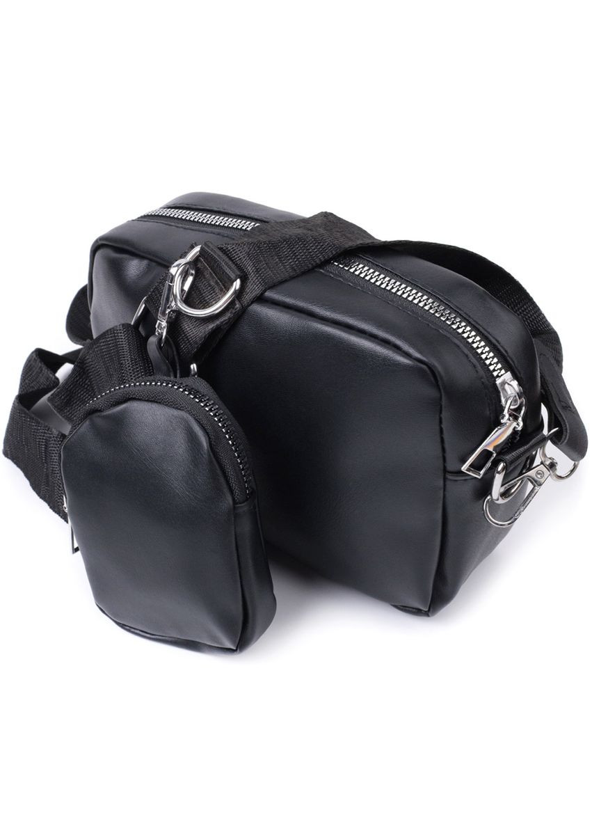 Удобная женская сумка кросс-боди с монетницей из экокожи 22796 Vintage (329146583)