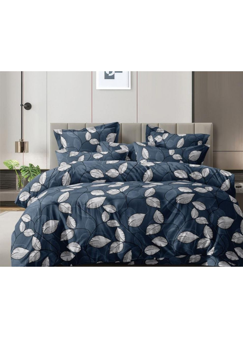 Постельное белье Азур, ранфорс Полуторный размер, наволочки 70/70 No Brand (364219881)