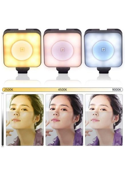 Відеосвітло W-S6 атмосферне RGB Ambiance Light 6W Лампа-проектор захід сонця для фото та відео Накамерне світло Veron (326789724)