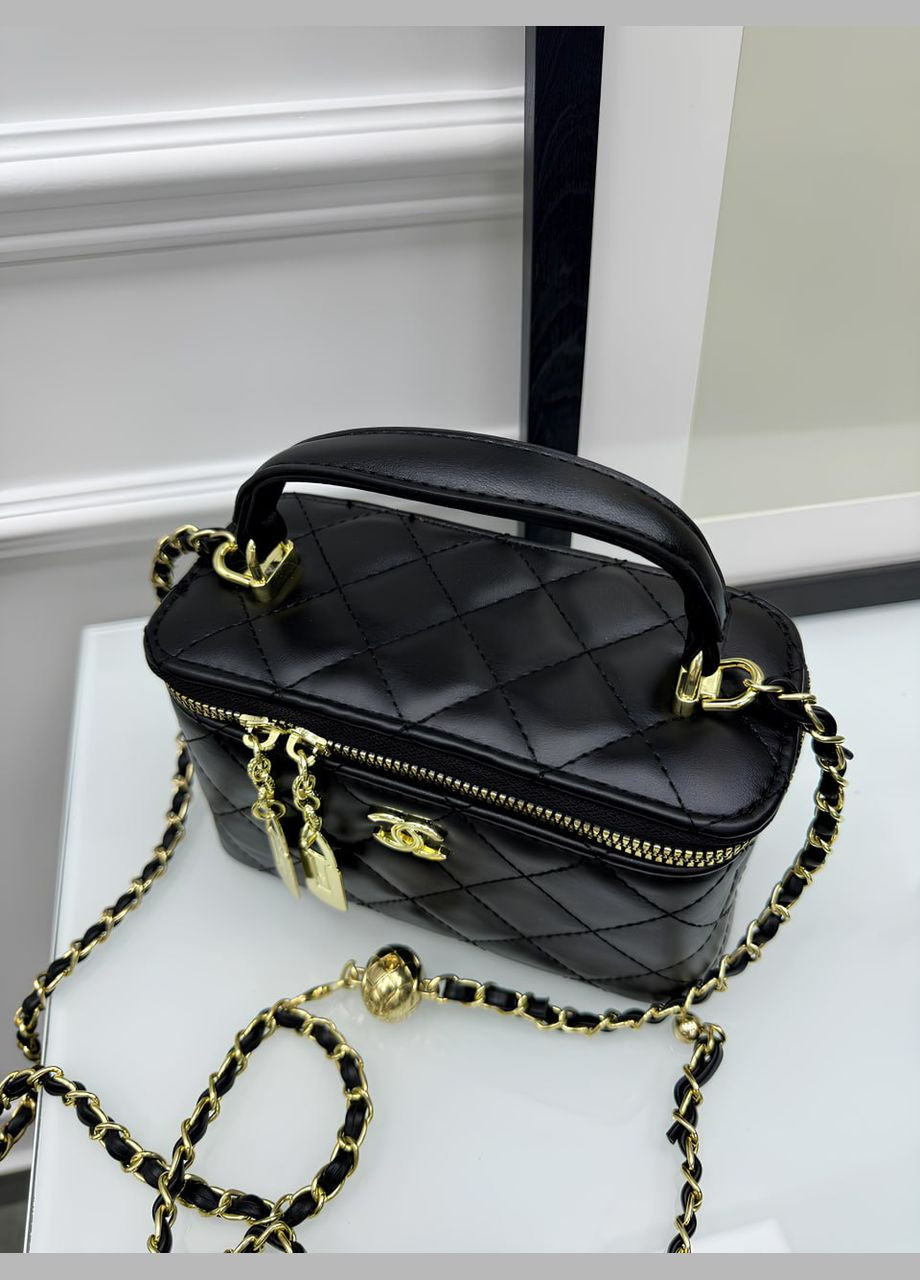 Сумка Classic Black Lambskin черный No Brand (333346845)