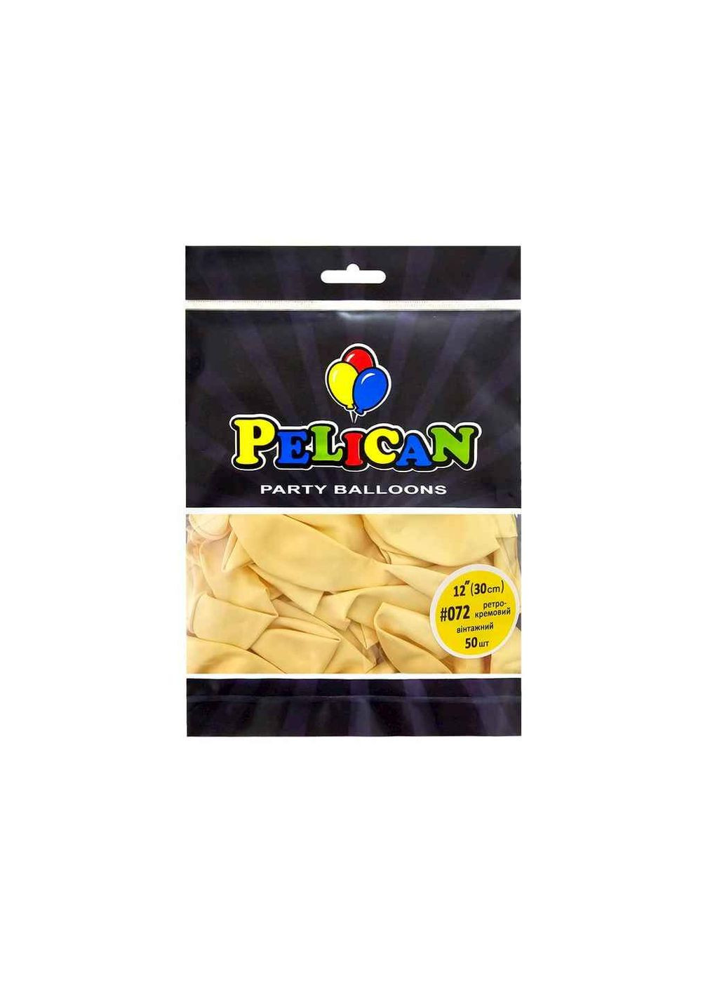 Кульки 12' (30 см) (50шт/уп) #072 PELICAN вінтажний (357221444)