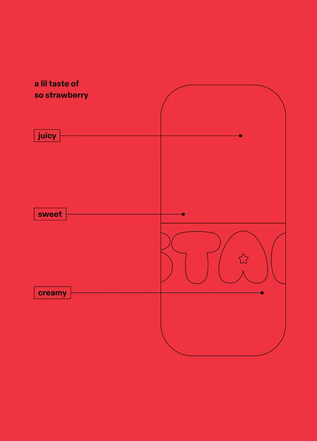 Бальзам для губ "So Strawberry" Star balm STARFACE (317435523)