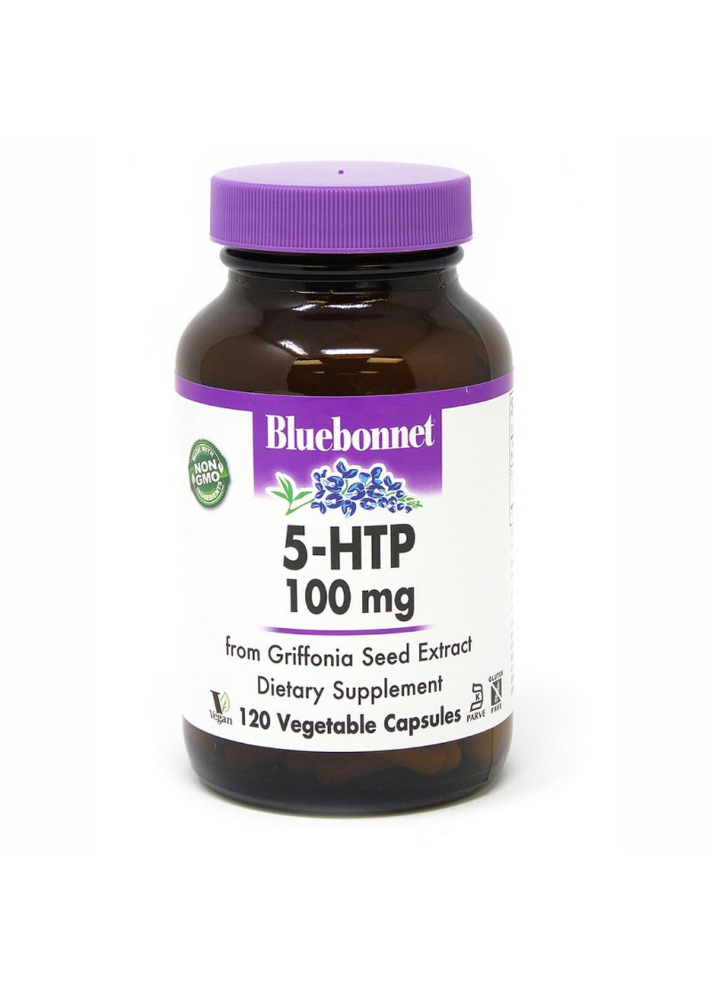 Аминокислота 5-HTP 100 mg, 120 капсул Bluebonnet Nutrition (293339065)
