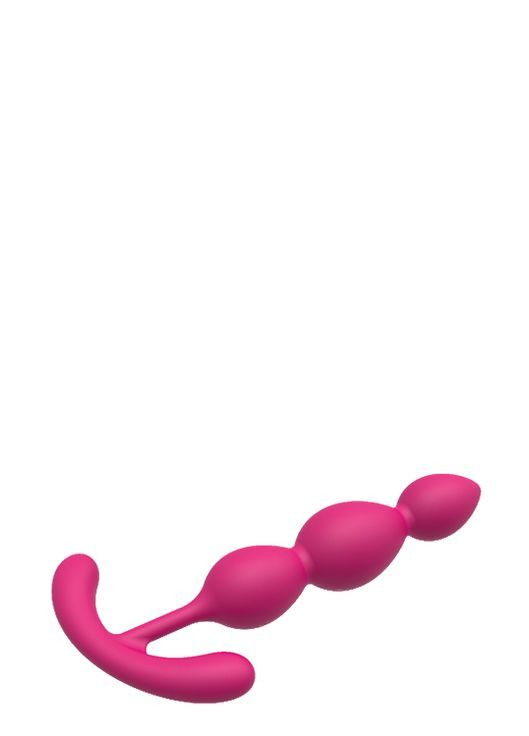 Анальний плаг CHEEKY LOVE SILKY SMOOTH TTEARDROP, Рожевий Dreamtoys (299007182)