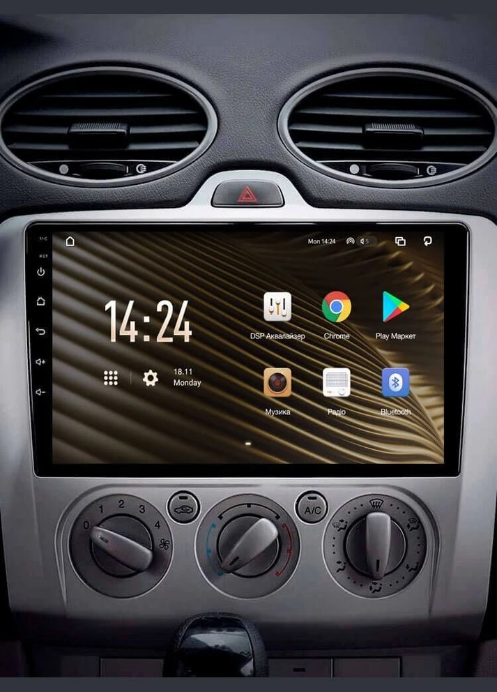 Штатна магнітола S9432 4+32 Gb 4G DSP Ford Focus 2 Mk 2 2004-2011 (F1) 9" Sigma (378909891)