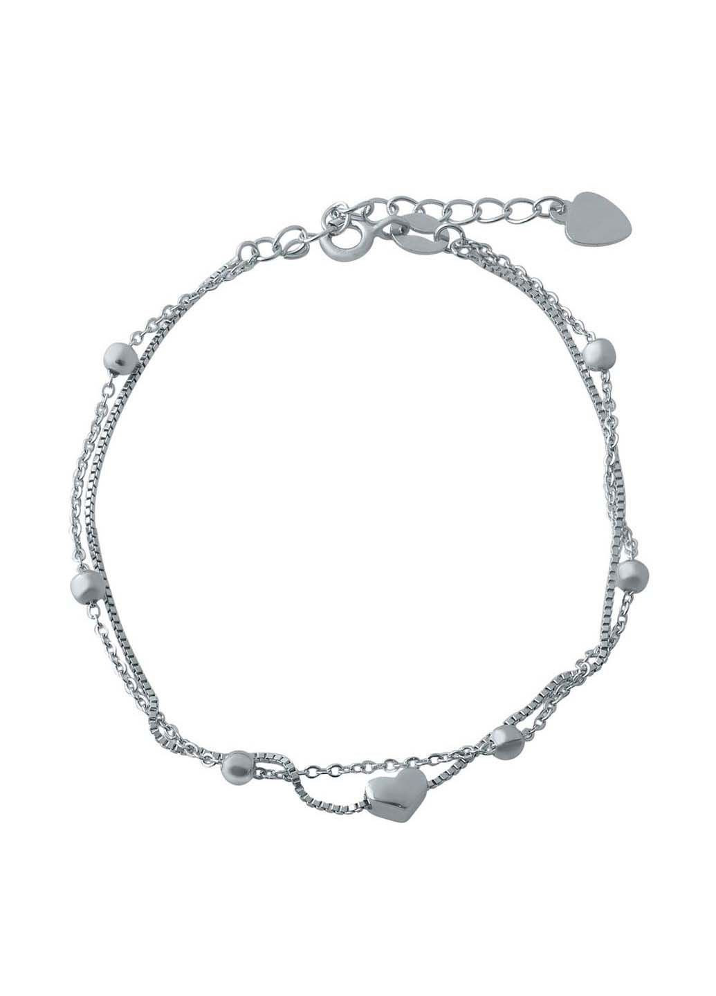 Срібний браслет без каміння 17-20 см (1994153) Silver Breeze (317782258)