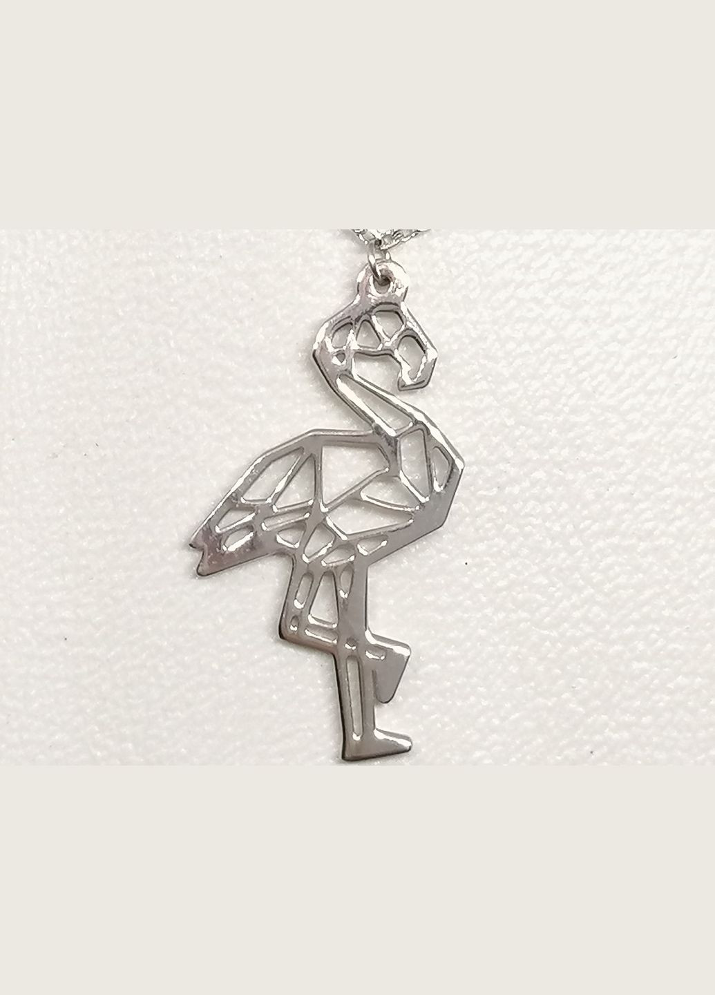 Серебряные серьги-подвески Фламинго. 90801128 Qvaliz (317955059)