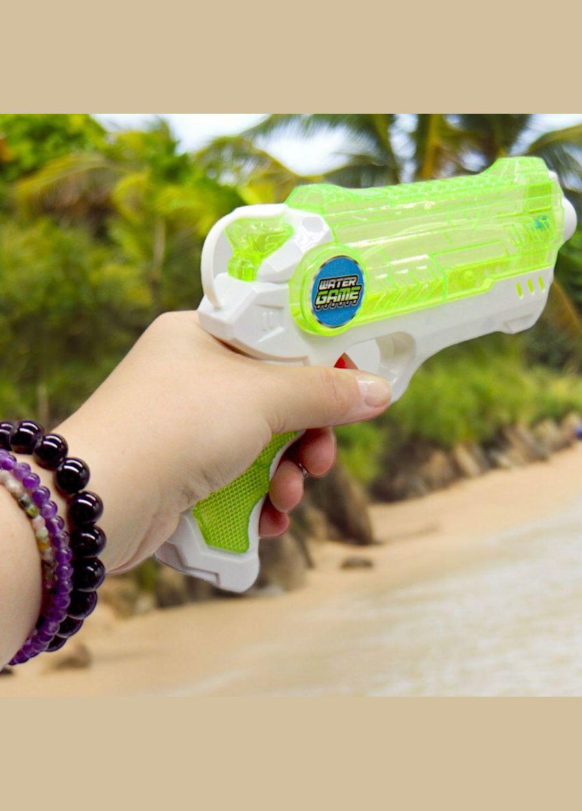 Игрушка водяной пистолет, пластиковый (24 см.), зеленый (118) MIC (362426940)