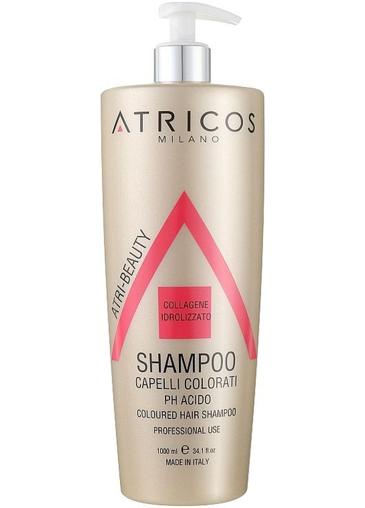 Шампунь для окрашенных волос Hydrolysed Collagen Acidic pH Colored Hair Shampoo 30ml (1159325-185712) Atricos (368628598)