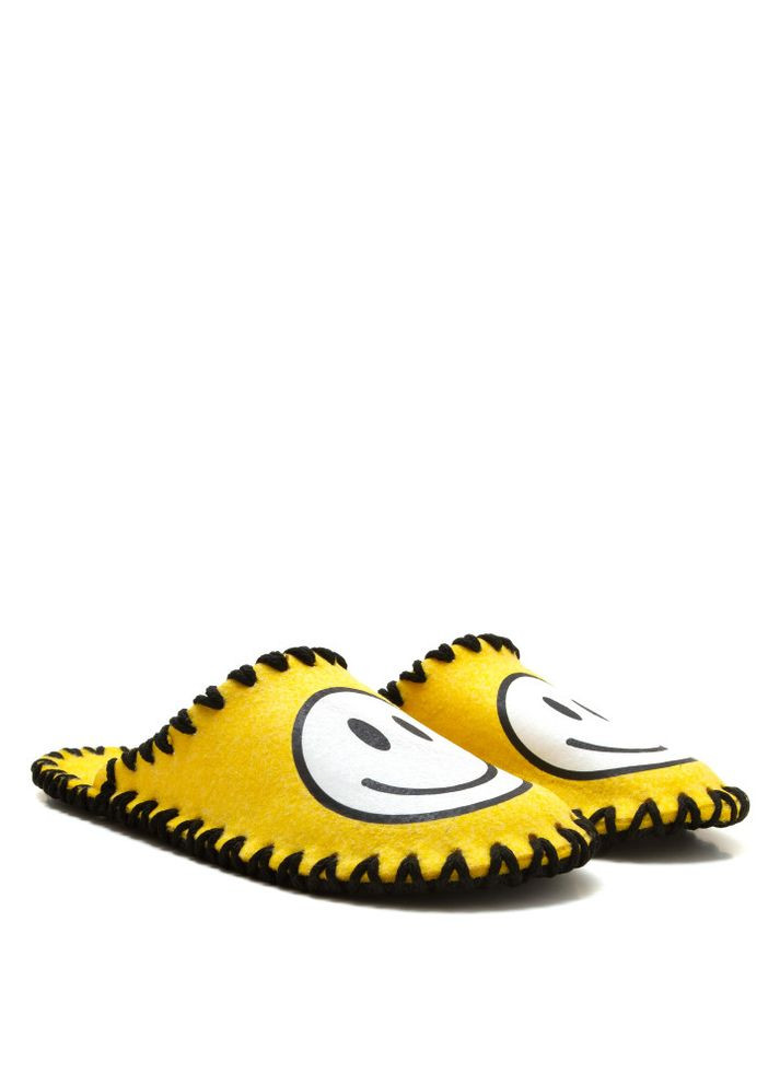Кімнатні тапочки фетрові Smile жовті Oldcom JUY (303322570)
