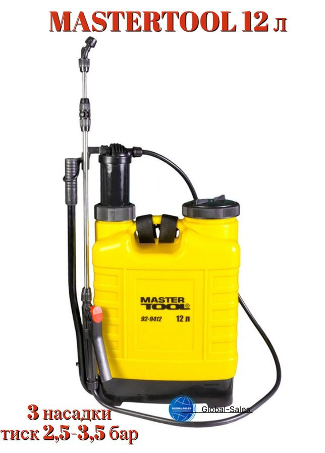 Опрыскиватель гидравлический Mastertool 12 л (92-9412) Master Tool (335048305)