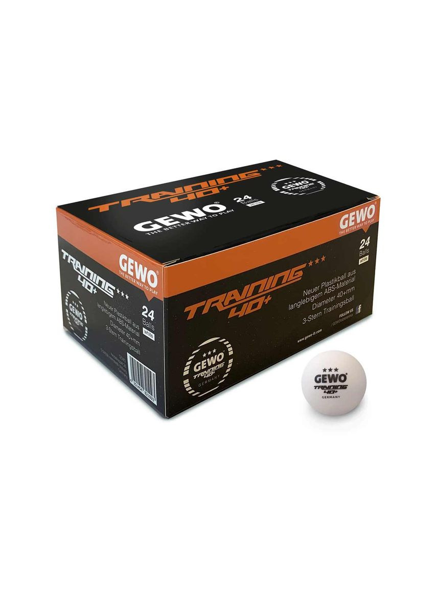 М'ячі для настільного тенісу Trainingsball 40+ 24 шт (85921200) GEWO (346530081)