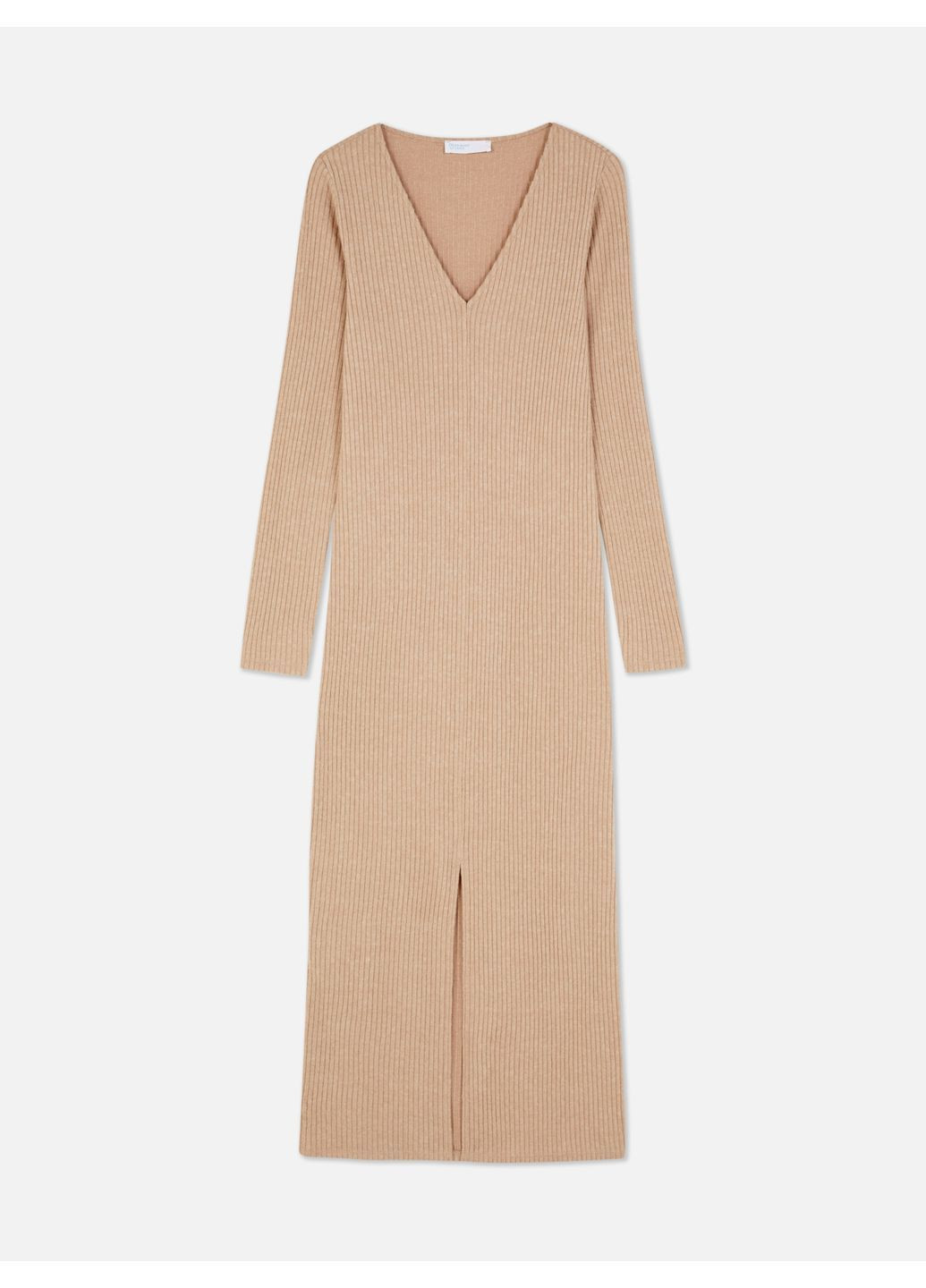 Бежевое платье демисезон,бежевый меланж, Primark