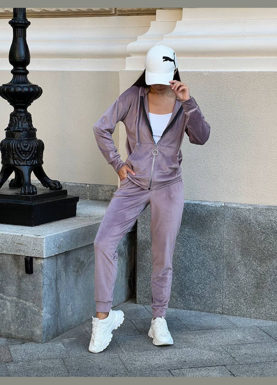 Спортивный велюровый костюм  popluzhnaya (316302041)