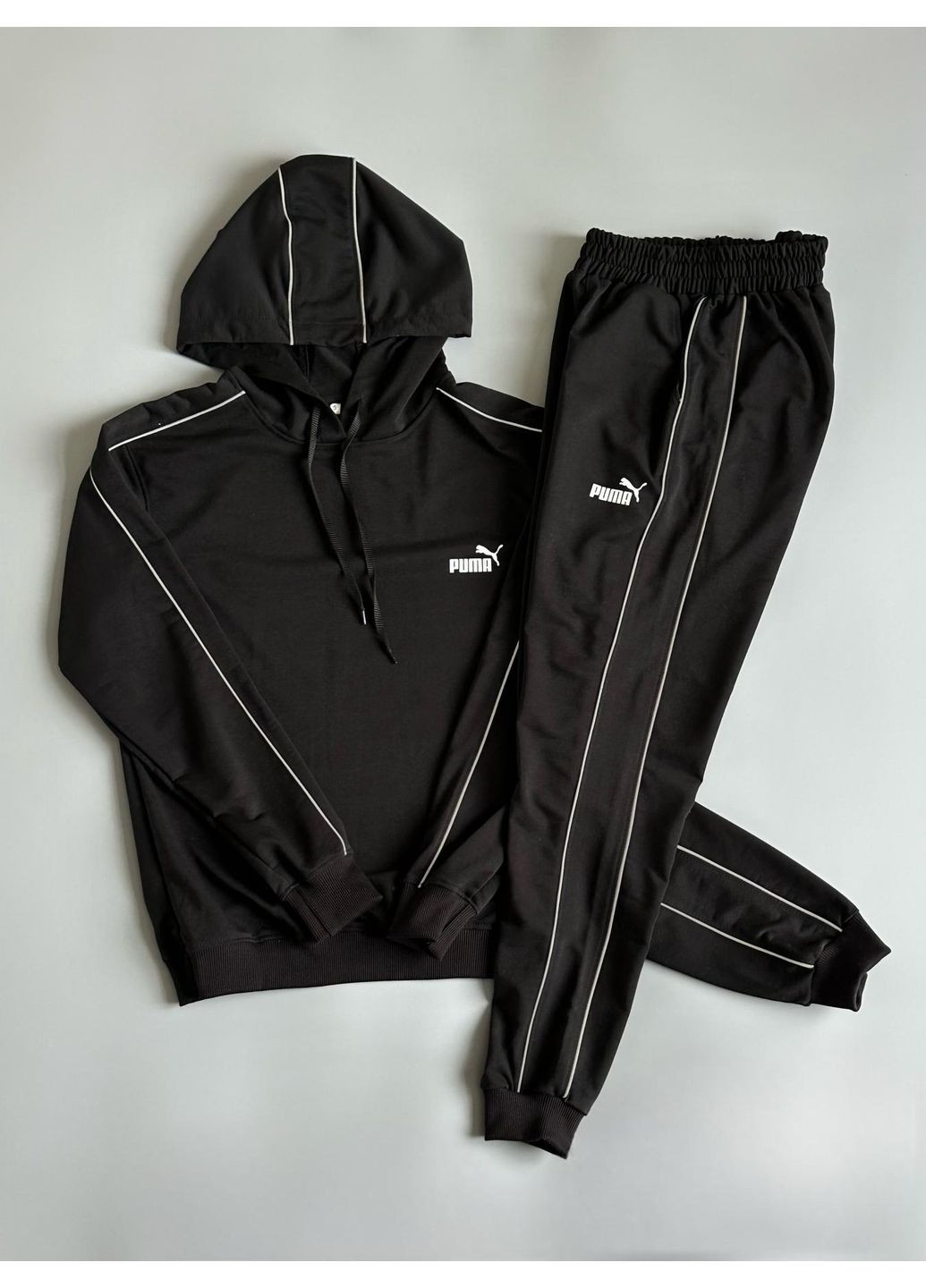 Чоловічий спортивний костюм осінній Puma чорний No Brand (350890475)