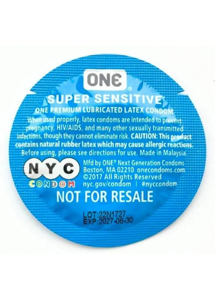 Super Sensitive NYC 5 штук CherryLove One (293149681)
