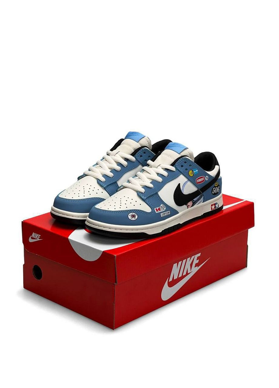 Голубые демисезонные кроссовки мужские No Brand