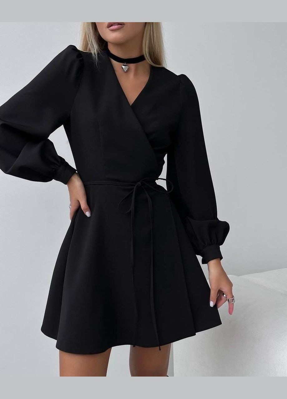 Чорна ділова, святковий, вечірня сукня Україна однотонна