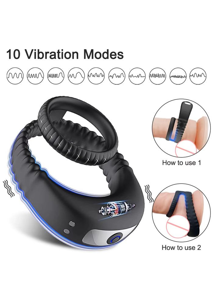 Эрекционное кольцо с вибрацией Sex Expert USB Focus (370203066)