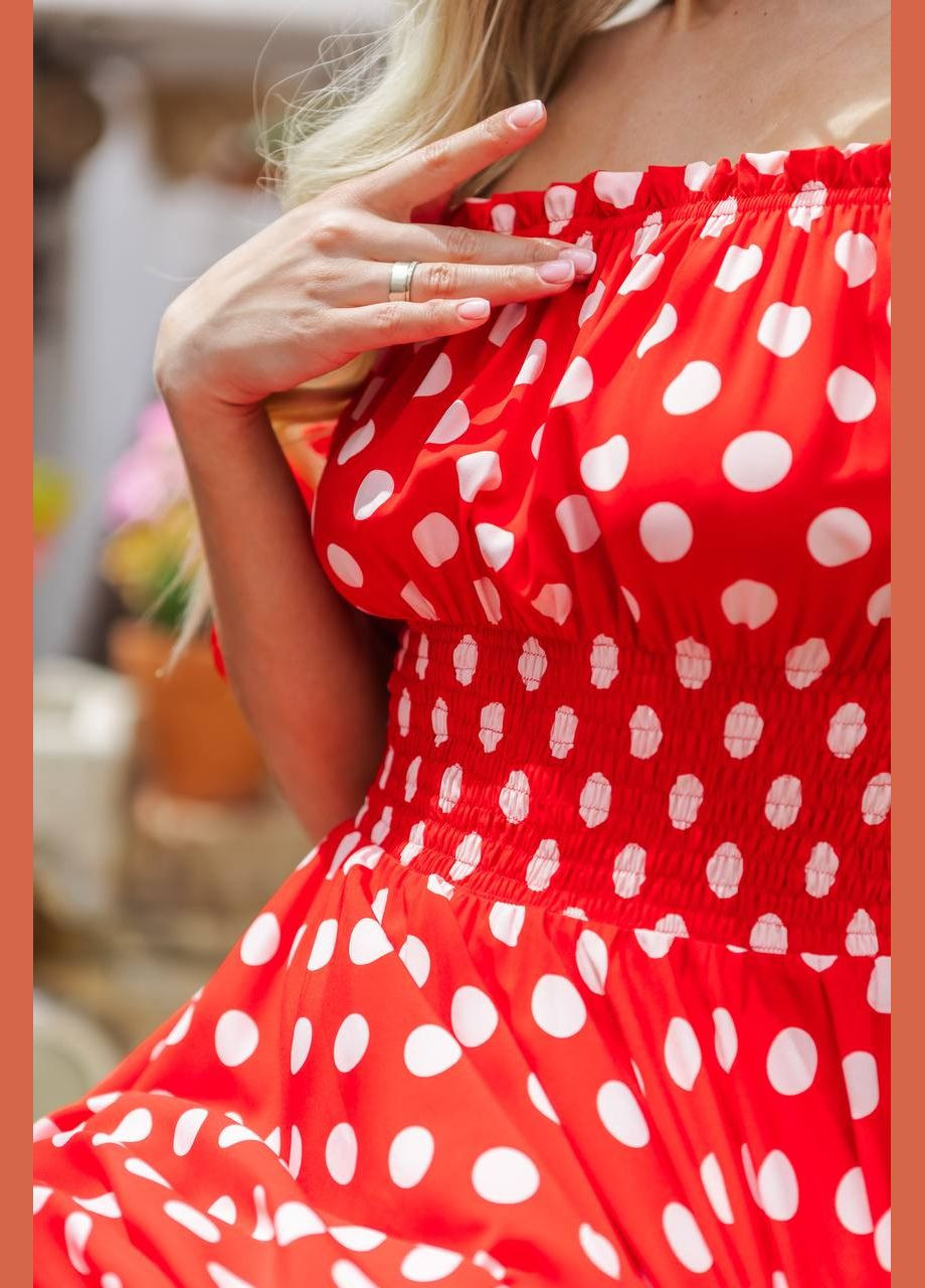 Червона жіноча сукня софт No Brand