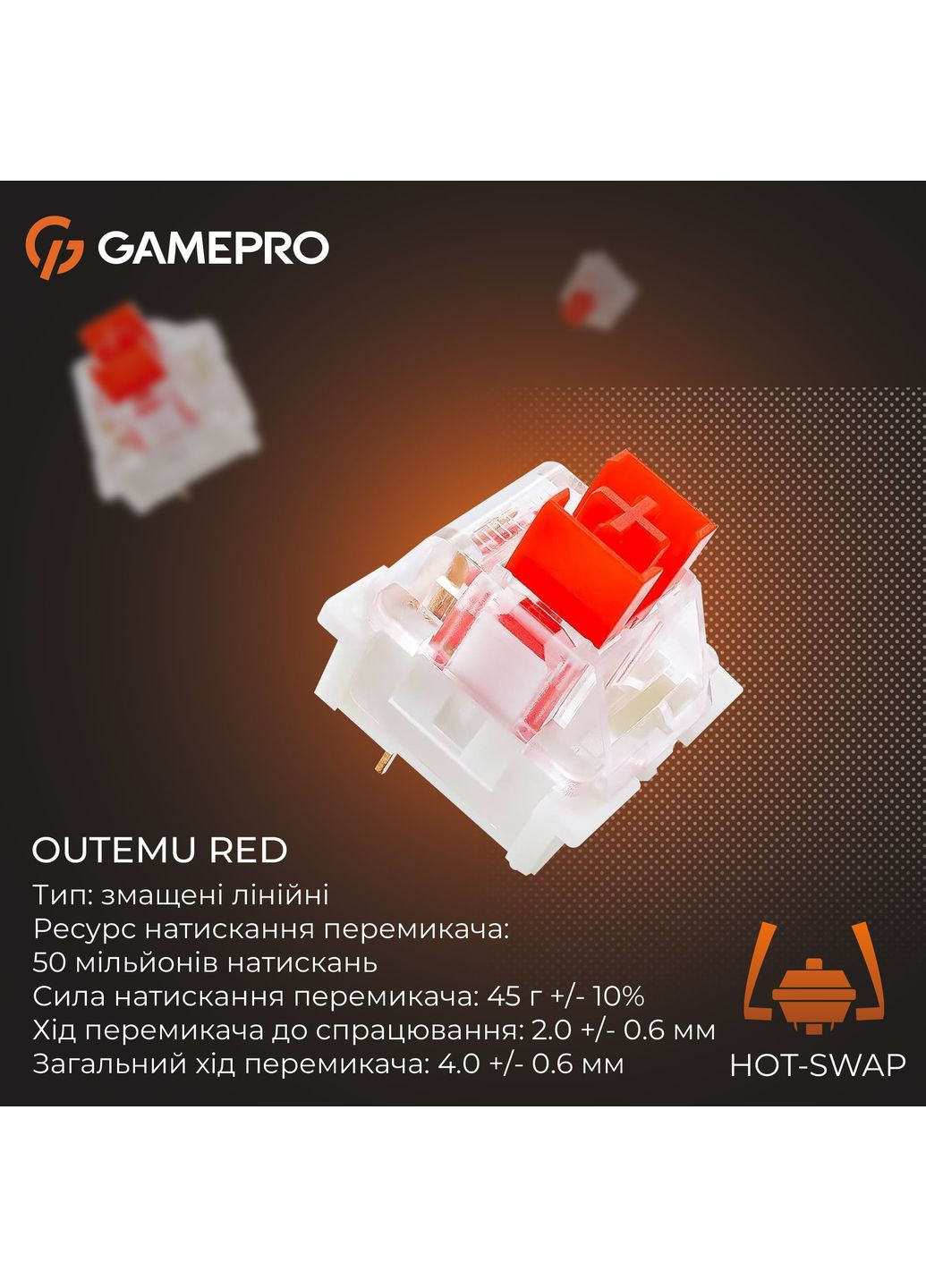 Клавіатура бездротова Genesis Joker Pro MK124G Pro Gray GAMEPRO (369723241)